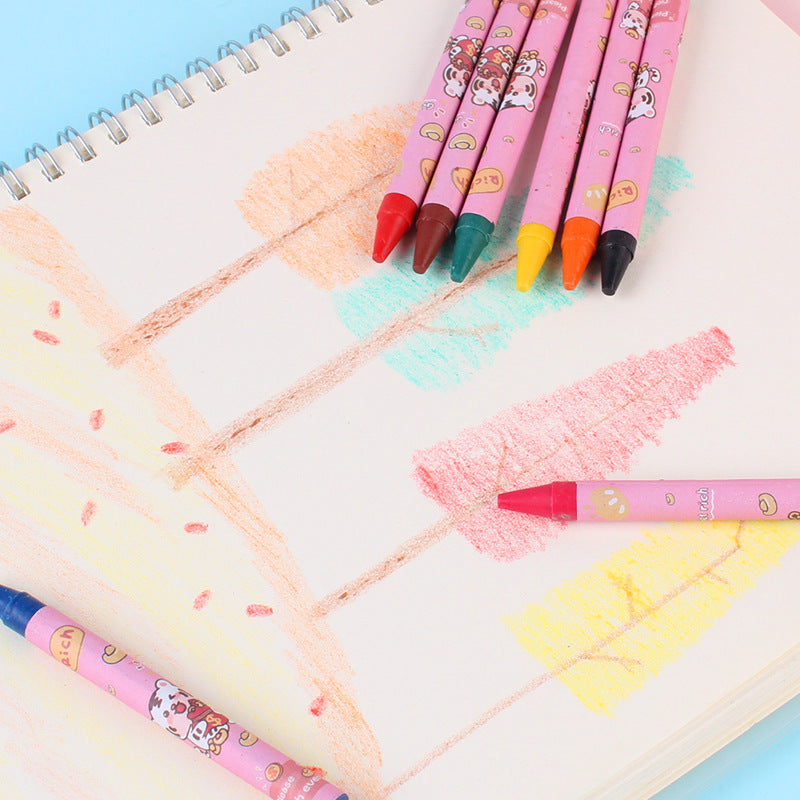 "Stylish Buddies" Coloring Crayon Set