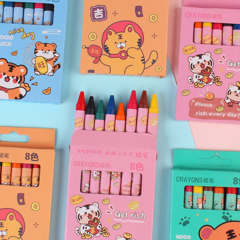 "Stylish Buddies" Coloring Crayon Set