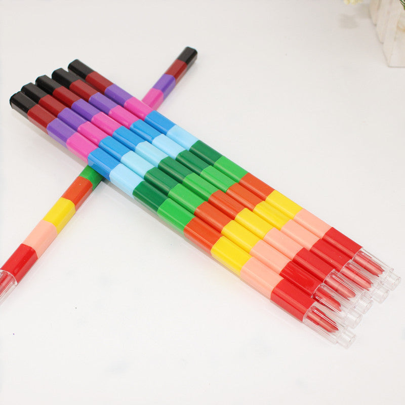 "Wonder Blocks" Coloring Crayon Set