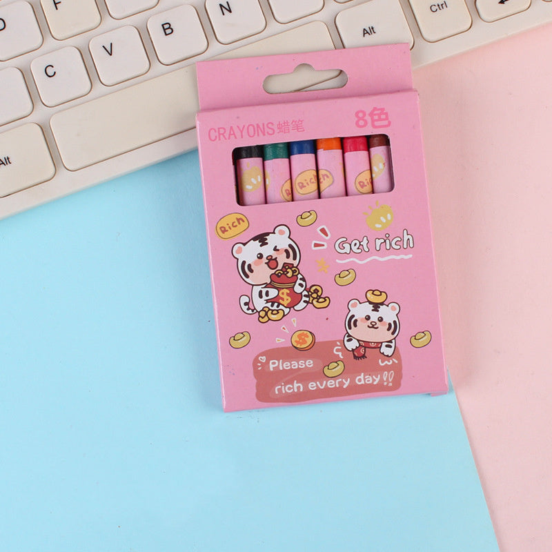 "Stylish Buddies" Coloring Crayon Set