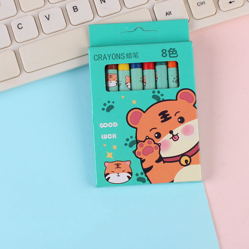 "Stylish Buddies" Coloring Crayon Set
