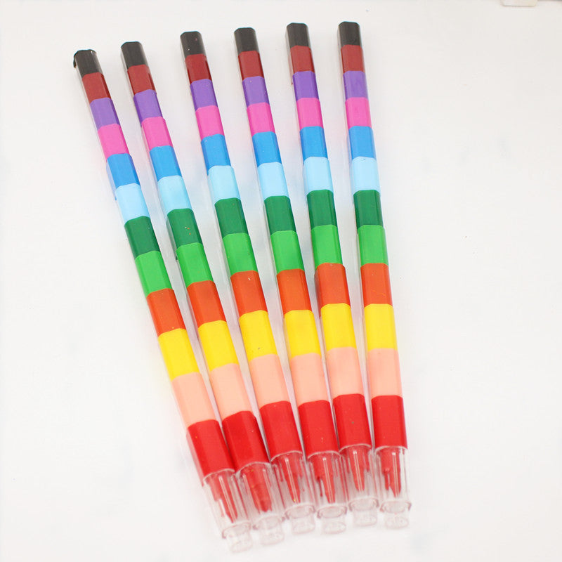 "Wonder Blocks" Coloring Crayon Set